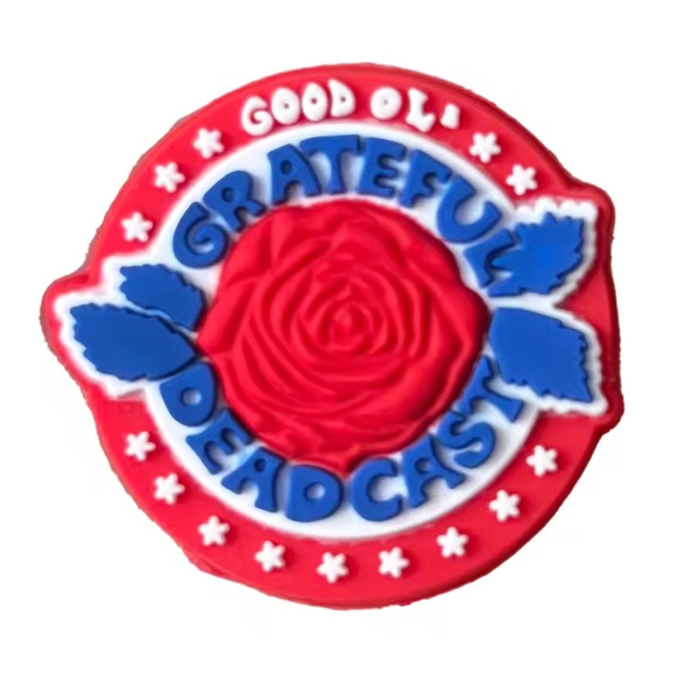 Colorful Grateful Dead Set of 10 Random Croc  Charms FREE Bear Patch w/purchase - Picture 8 of 15